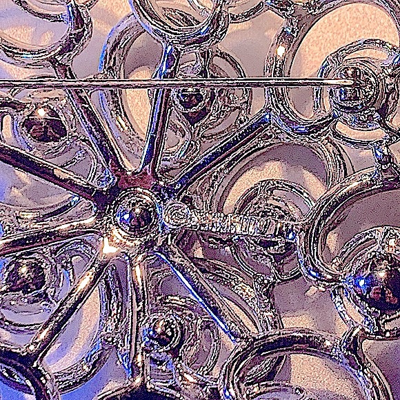 SARAH COVENTRY SILVER CRYSTAL BROOCH & EARRING DEMI PARURE 2 PC SET VINTAGE - Picture 14 of 14